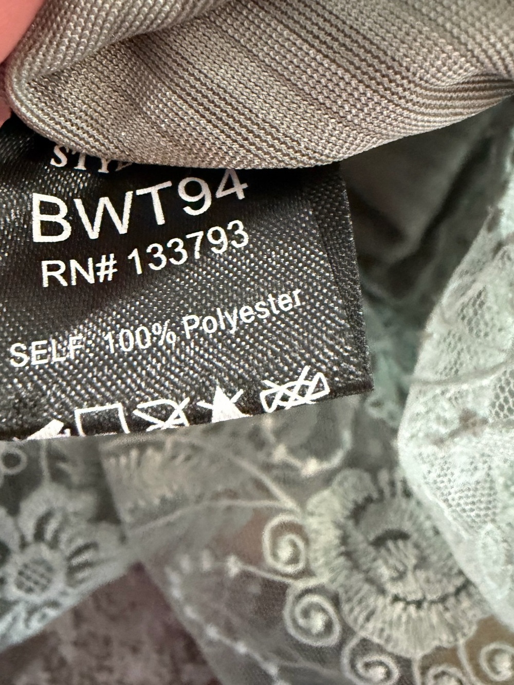 POL Lace Pleated Victorian Tunic - Picture 11 of 11